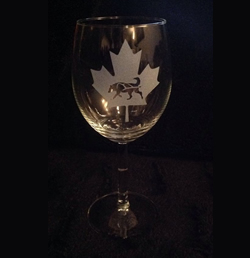 Husky Canadian Maple Wine Glass